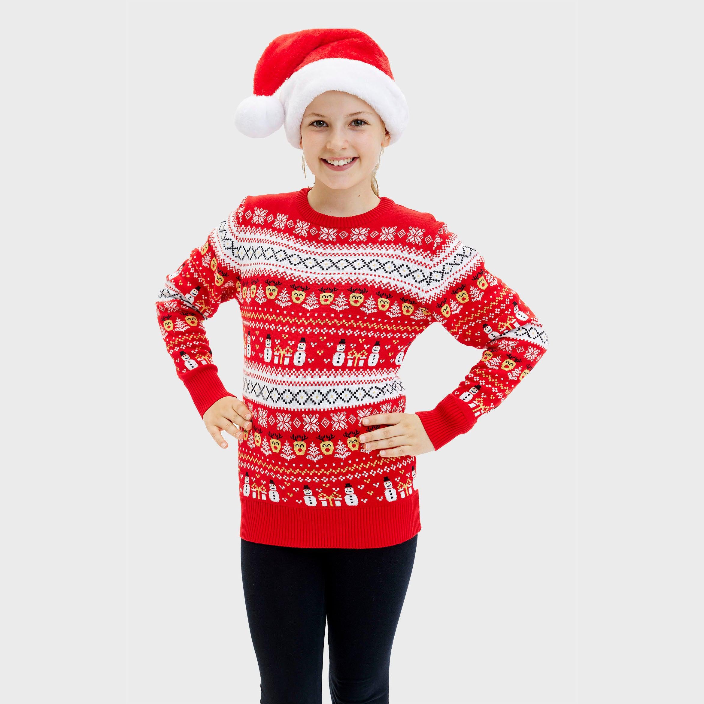 The Reinstyle Sweater Rød - Barn.